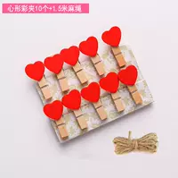 10 Color -Clips в образе сердца
