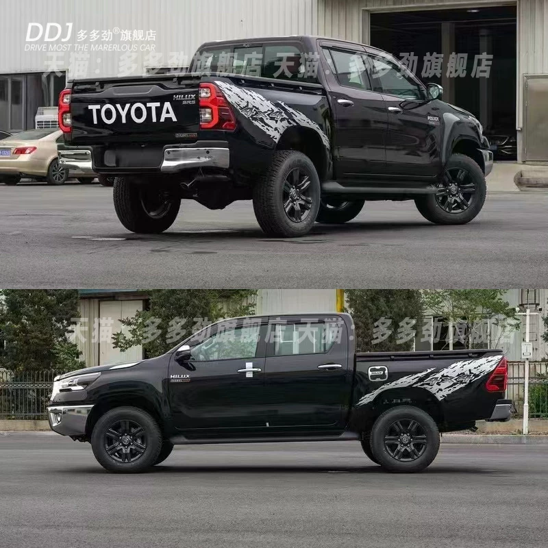 Наклейка на автомобиль Hilux Revogr Lahua Tan Tantukma, вырезанная наклейка для модифицированного автомобиля