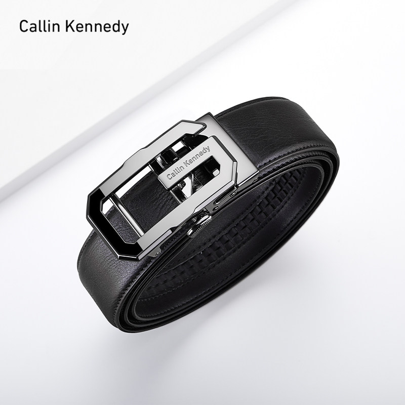 Callin Kennedy皮带男士真皮2026新款头层牛皮商务自动扣高端腰带