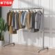 Thickened Clothes Hanger, Galvanized Pipe Clothes Drying Rack, Indoor and Outdoor Floor-Standing Vertical Water Pipe Clothes Drying Rod, Balcony Quilt Drying Rack