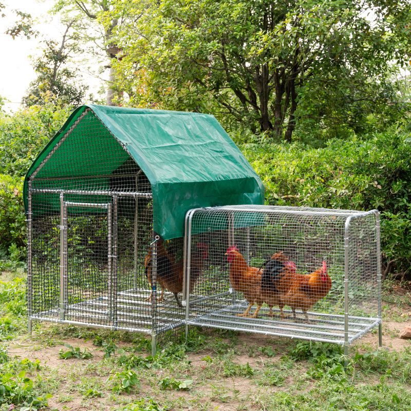 Chicken Cage for Home Use, Wire Mesh to Prevent Ferrets, Rabbit and Pigeon Cage, Plastic Net, Quail and Chick Breeding Cage, Tunnel Runway Chicken Cage for Home Use, Wire Mesh to Prevent Ferrets, Rabbit and Pigeon Cage, Plastic Net, Quail and Chick Breeding Cage, Tunnel Runway