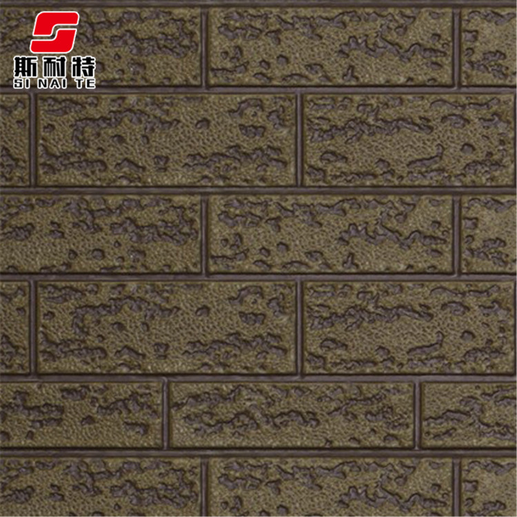 Metal sculpted flower plate external wall insulation decoration integrated plate polyurethane sandwich panel light steel villa external wall plate color steel plate