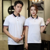 Футболка polo для работы, короткий рукав, с вышивкой, с печатью вашего логотипа