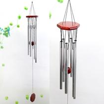 Wooden retro wind chime metal hanging ornaments pastoral home decoration pendant wall hanging ornaments home creative gift pendant custom