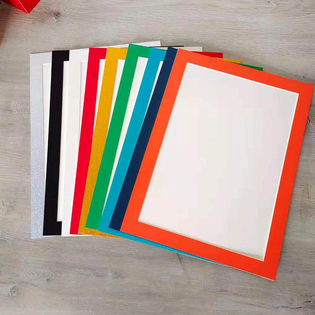 A4 Paper frame simple cardboard frame rectangular watercolor certificate award wall frame wholesale