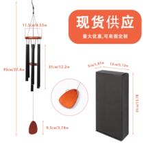Metal wind chime 37 inches 6 tube aluminum tube wind chime pendant gift holiday wind chime can be customized with printing