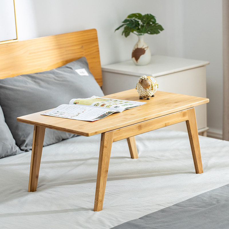 Bed table folding notebook small table plus bed table lazy study table bay window kang table large