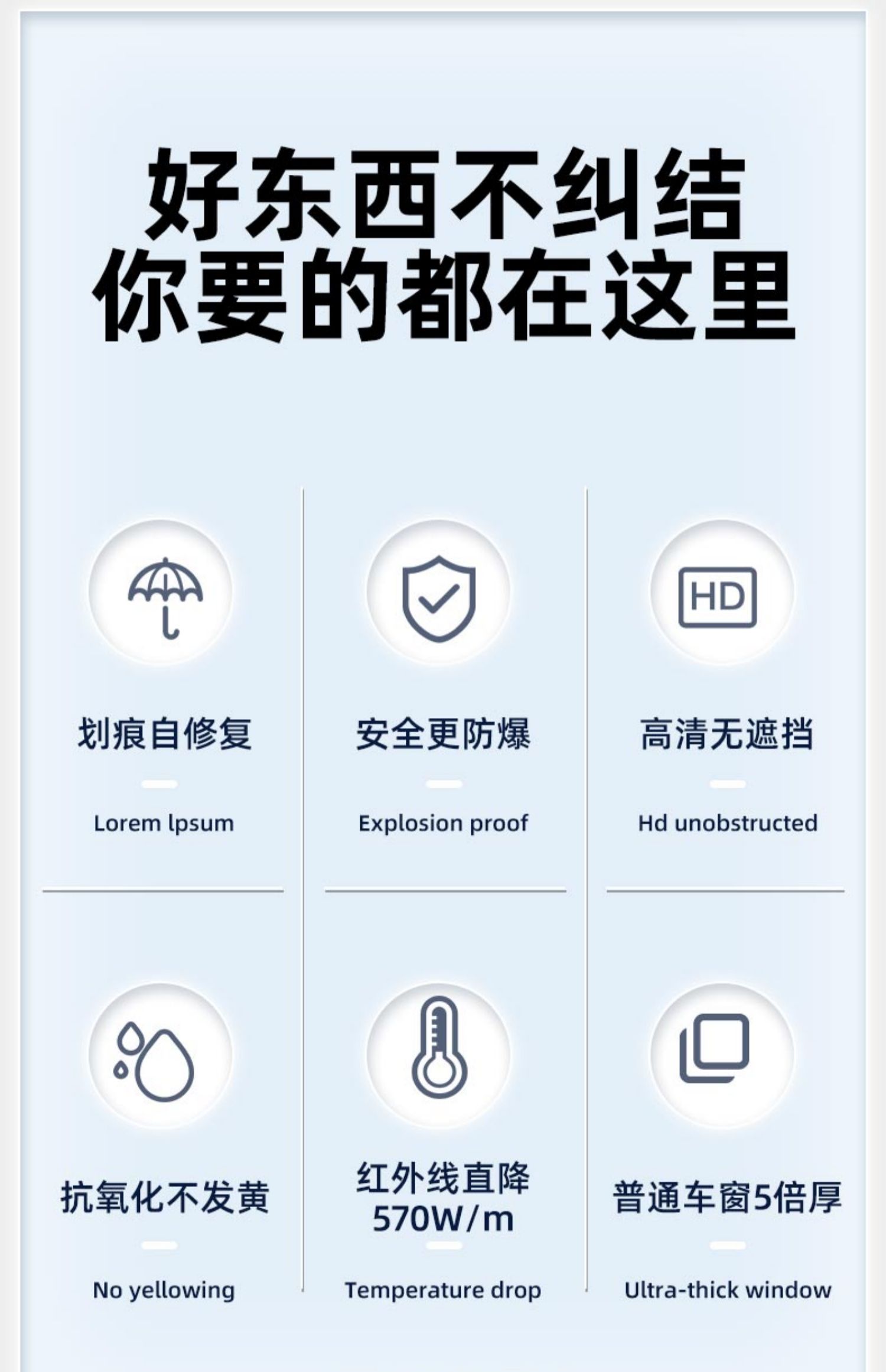 Car Sunroof Ice Armor Tpu Explosion-Proof Film Roof Film Glass Sun Protection Heat Insulation Uv Panoramic Sunroof Solar Film