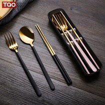 Stainless steel 316 portable chopsticks one person food quick son 304 anti-slip mildew-proof tableware high temperature resistant chopstick single