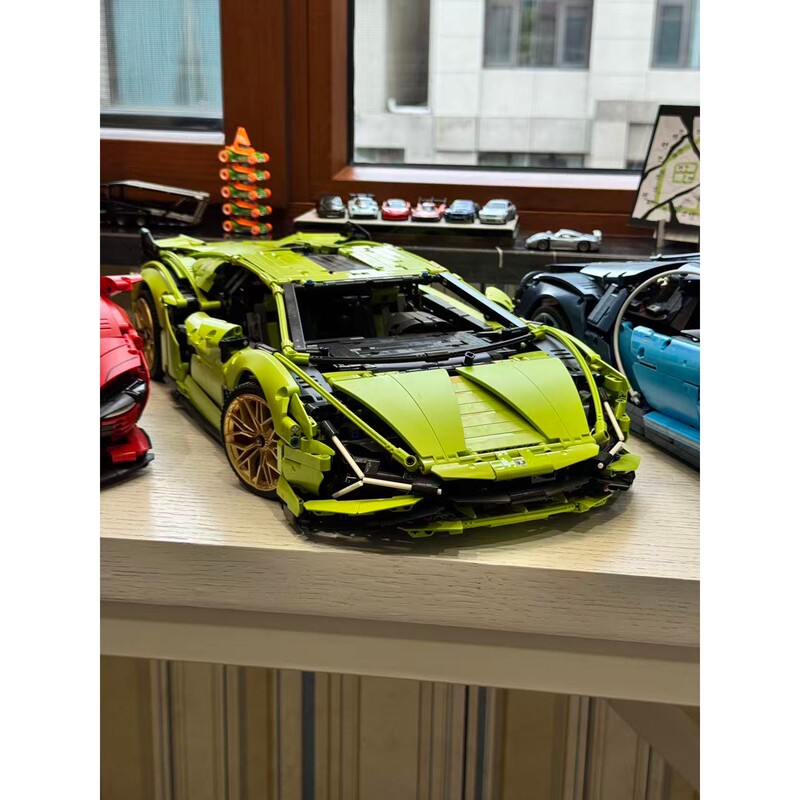 Finished Product: Large Sports Cars 911, Bugatti, Lamborghini, Ferrari, Full Range, Assembled and Ready to Ship, Building Block Collectible Display Pieces Finished Product: Large Sports Cars 911, Bugatti, Lamborghini, Ferrari, Full Range, Assembled and Ready to Ship, Building Block Collectible Display Pieces