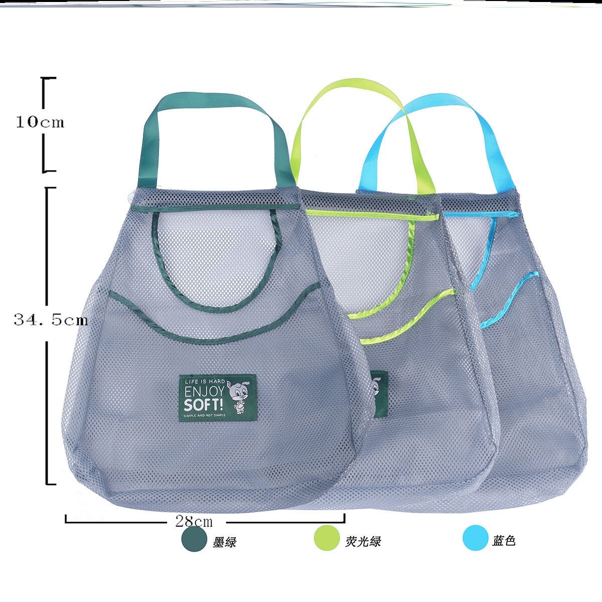 Garlic ginger storage storage hand carry kitchen hanging pocket Creative storage bag Ginger can be hung pendant net bag hanging bag