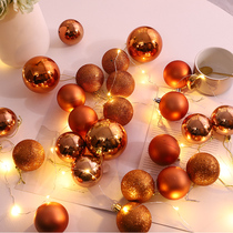 Christmas 6cm 8cm Christmas Ball PENDANT BALL COLORFUL BALL CHRISTMAS TREE DECORATION PENDANT MALL HOTEL SHOP WINDOW PLATED BALL