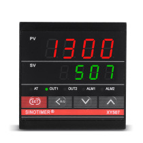 XY507 Intelligent Temperature Controller Short Shell PID Heating and Cooling Relay SSR Solid State Output Temperature Control Meter 72*72mm