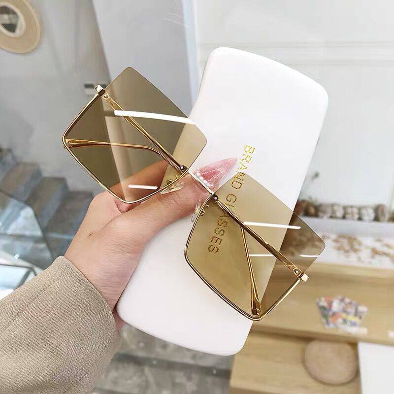 Sunglasses woman ins2022 new summer cut edge round face retro port wind superior box sunglasses female tide