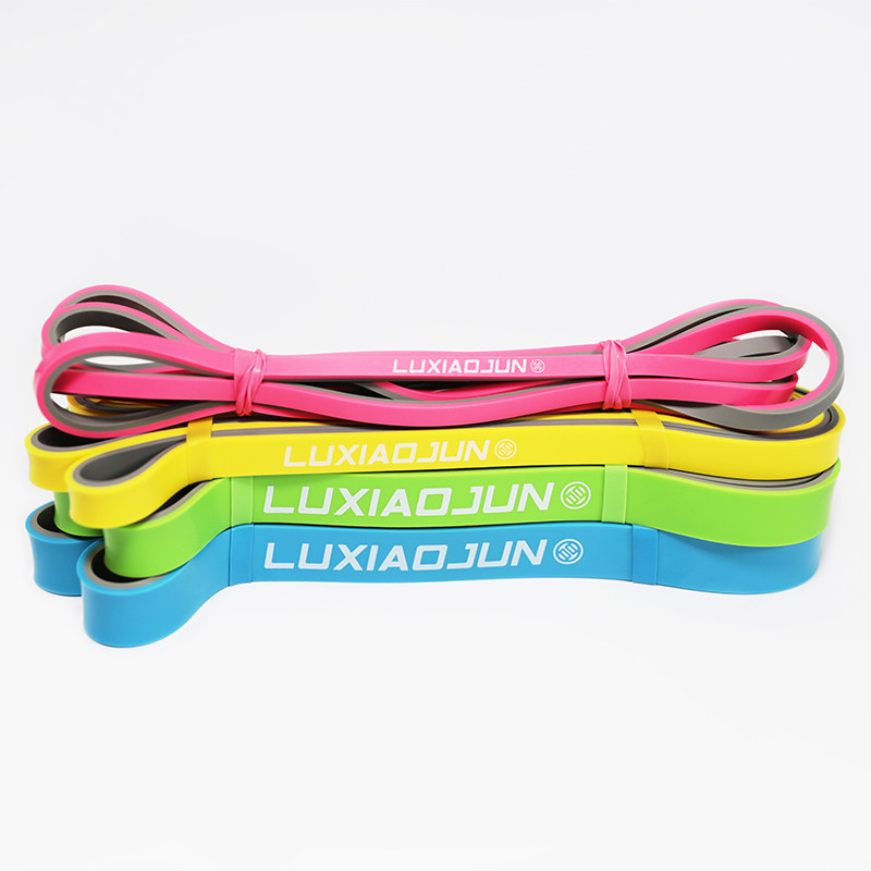 luxiaojun Lu Xiaojun two-color yoga tension belt elastic band resistance band strength training fitness elastic rope