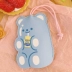 Ramen Ball Shop girl heart cute gummy bear key case net màu đỏ nhỏ gọn và đơn giản kiểu kéo pu không thấm nước - Trường hợp chính Trường hợp chính