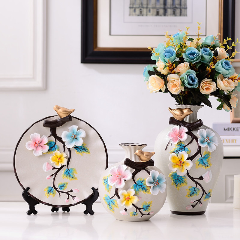 Study hallway wine cabinet creative office living room bedroom European ornament ornament ornaments handicraft TV