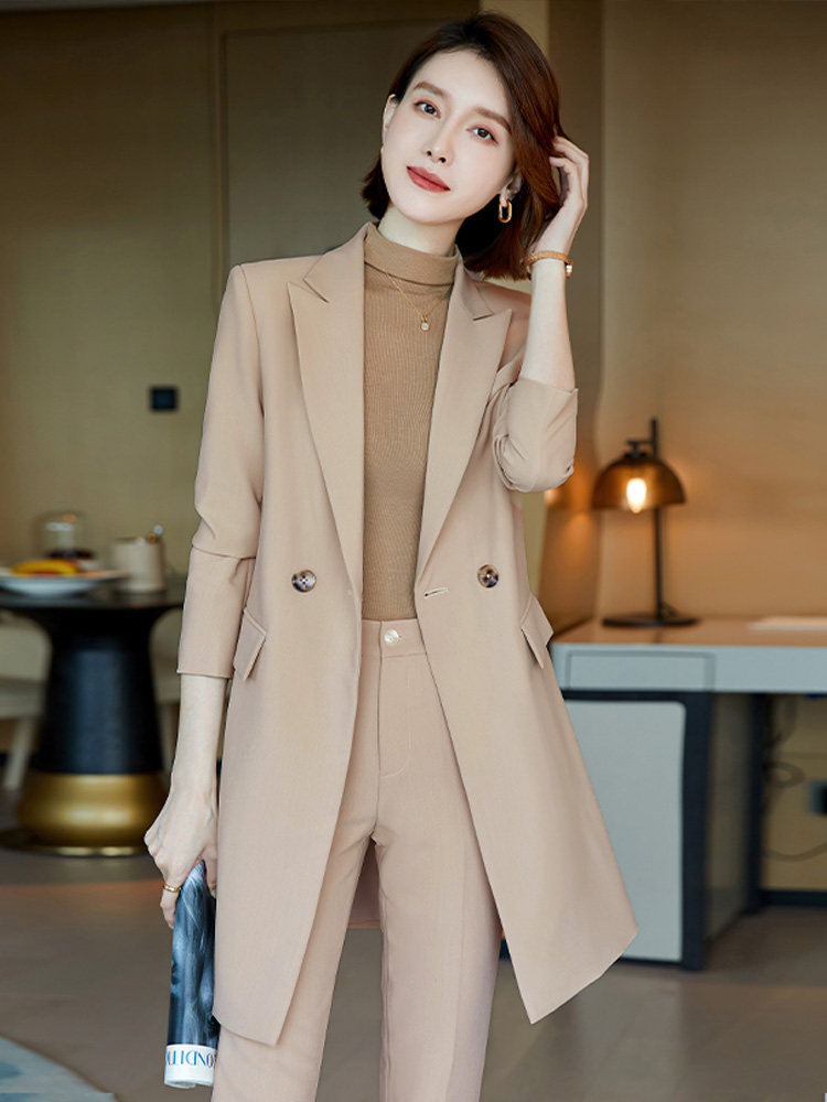 Chronicle High Sensation Windcoat Jacket Woman's medium long version of small sub 2022 New spring high-end suits big cards