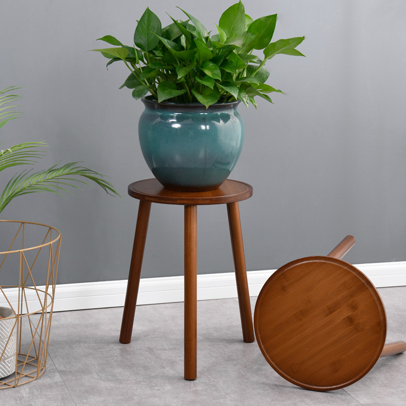 Flower shelf indoor flower table flower pot rack living room floor-standing hanging orchid antique flower a few Chinese creative flower rack racks