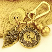 Fortune Leaf+тыква+благословение свиньи+пять денег императора+пряжка