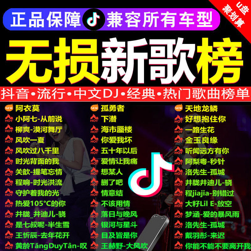 2022 shake-up internet popular without distortion on-board with dishes new song online red high sound quality petrol car usb listening to songs Classic music High quality Benz special BMWtypec Dual connector USB