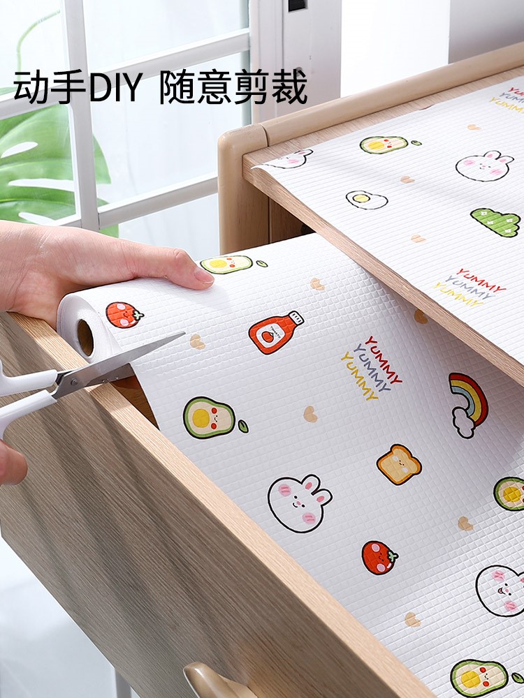 Drawer cushion cupboard cupboardkitchen waterproof oil stove with pad cabinet countertop countertop closet tide-proof shoe cabinet