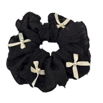 Yingzhong Baixue ballet style large intestine hair tie bow headband high-end temperament rubber band hair twister hair tie