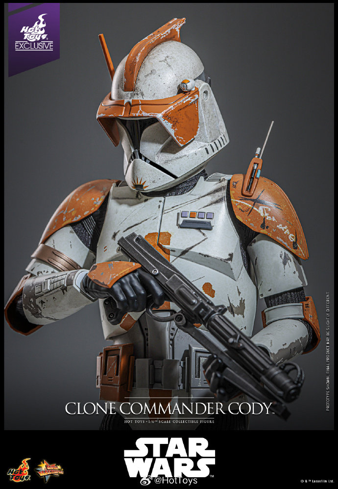 Hot Toys MMS796 STAR WARS CLONE COMMANDER CODY 1/6 Action Figure