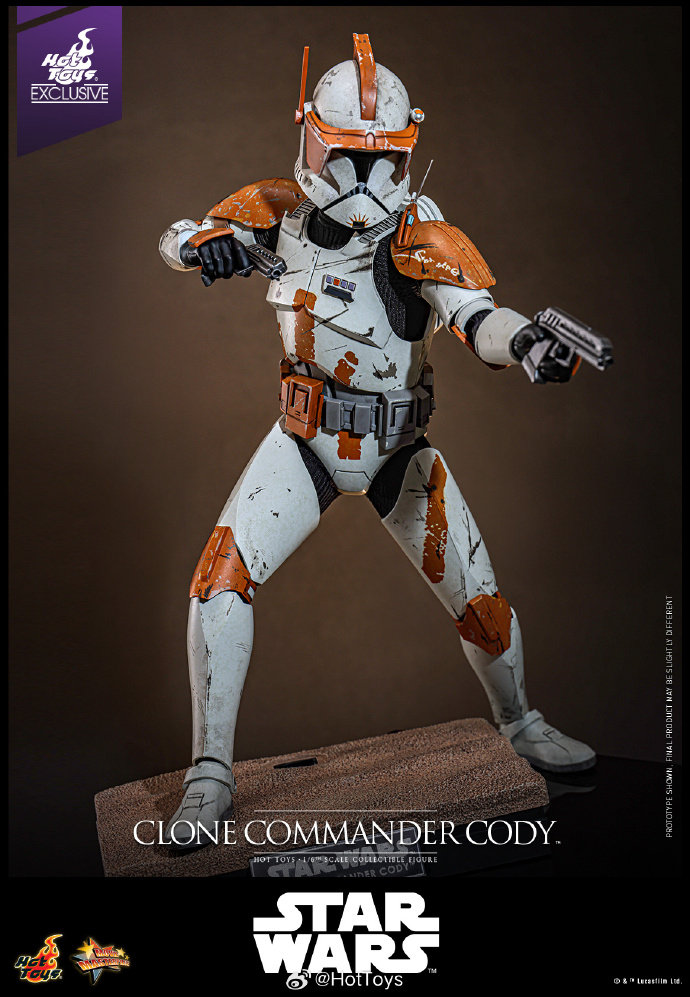 Hot Toys MMS796 STAR WARS CLONE COMMANDER CODY 1/6 Action Figure