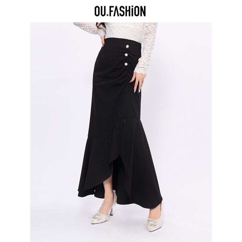 OU.FASHION/ヨーロピアンエレガントフィッシュテールスカート 6112330192