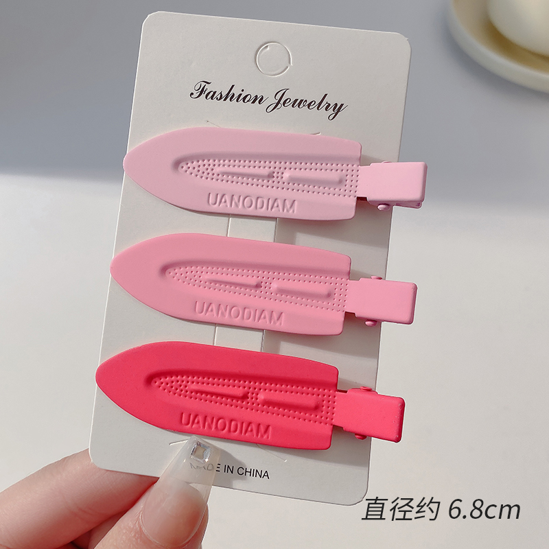 images 10:Pink hairpin 2023 new little hair card side Liu Hai clip cute side love duck mouth clip headdress