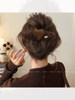 Plush Heart-Shaped Duckbill Hair Clip for Women 2025 New Style High-End Hairpin One-Word Clip for Back of Head Hair Accessory