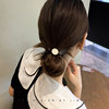 Four-Leaf Clover Hair Tie for Women, Summer 2025 New Style, High-End Hair Band, Elastic Hair Tie for Ponytail, Hair Accessory