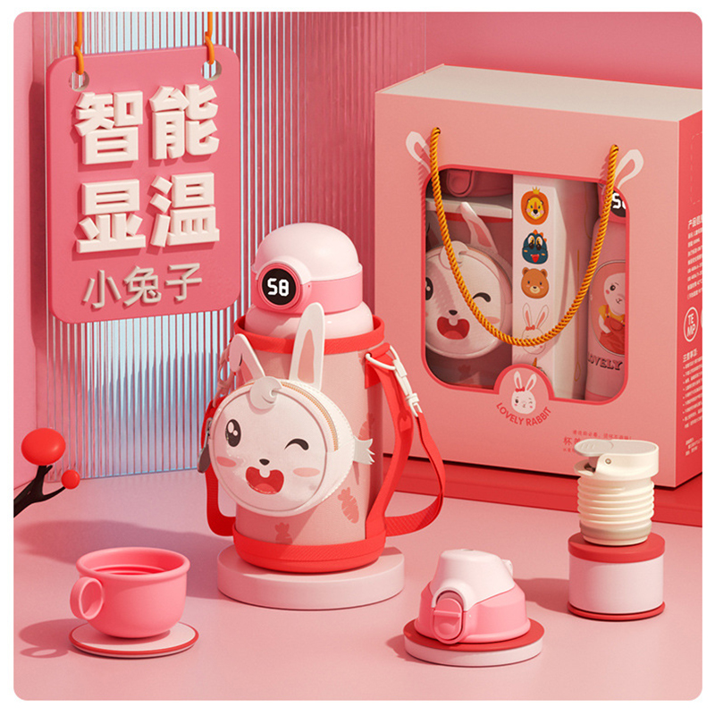 joovy children insulation cup female with straw primary school children portable baby kettle nursery school special water cup
