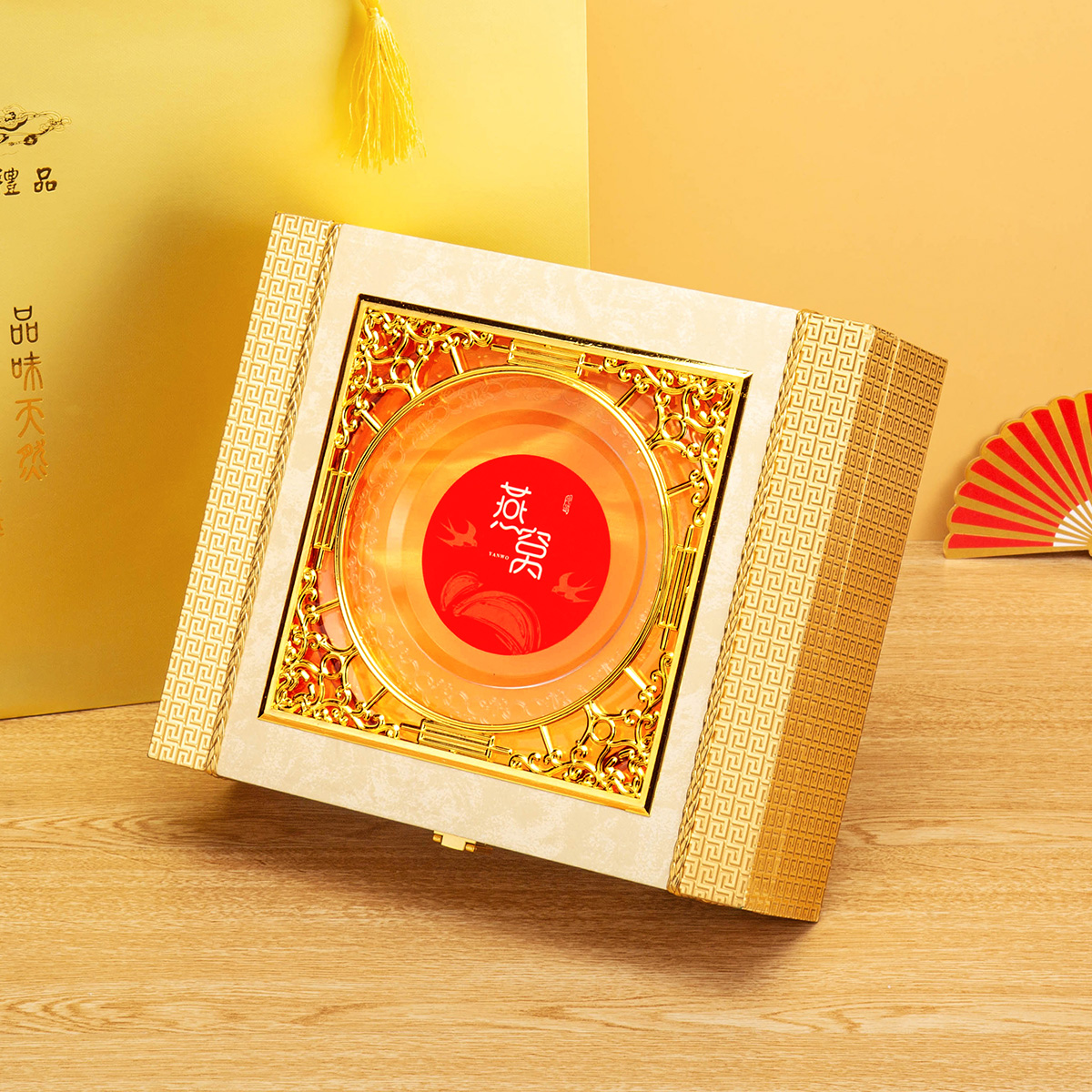 10盒空礼盒奢牌金燕燕窝包装：高端礼赠新宠，奢华滋补新风尚！