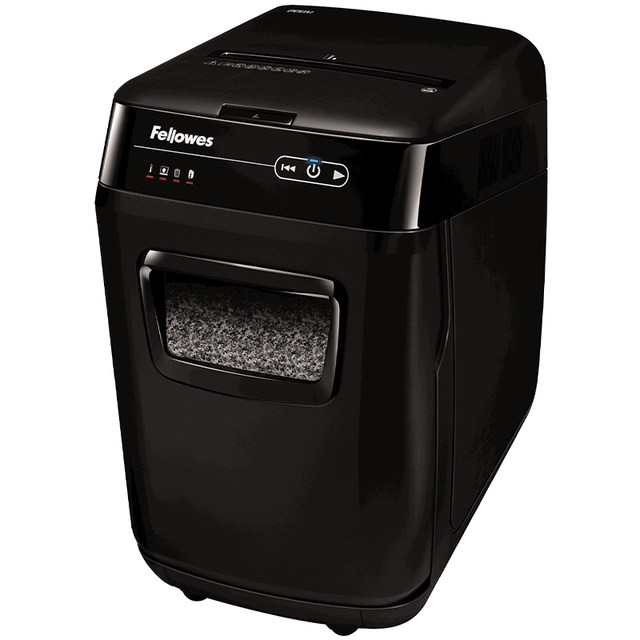 Fellowes American Fellowes Shredder 200M Office Fully Automatic File Shredder Waste Paper Electric Shredder Artifact Large Power Capacity High Professional Confidential Shredding Card Shredding Disc Granular