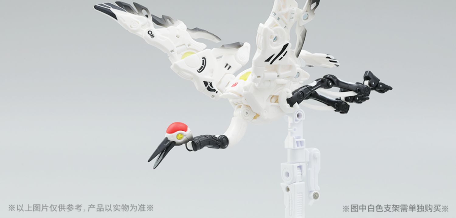 52Toys Monster Box BB-58 Series mortal red crowned crane
