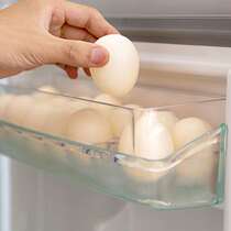 Refrigerator side door egg holder uncovered small drawer plastic lattice storage box with bracket egg tray egg box