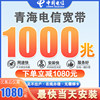 Qinghai Telecom Broadband 1000m Fiber Optic Service for New Installation, Gigabit Speed, No Card Binding, Annual Fee