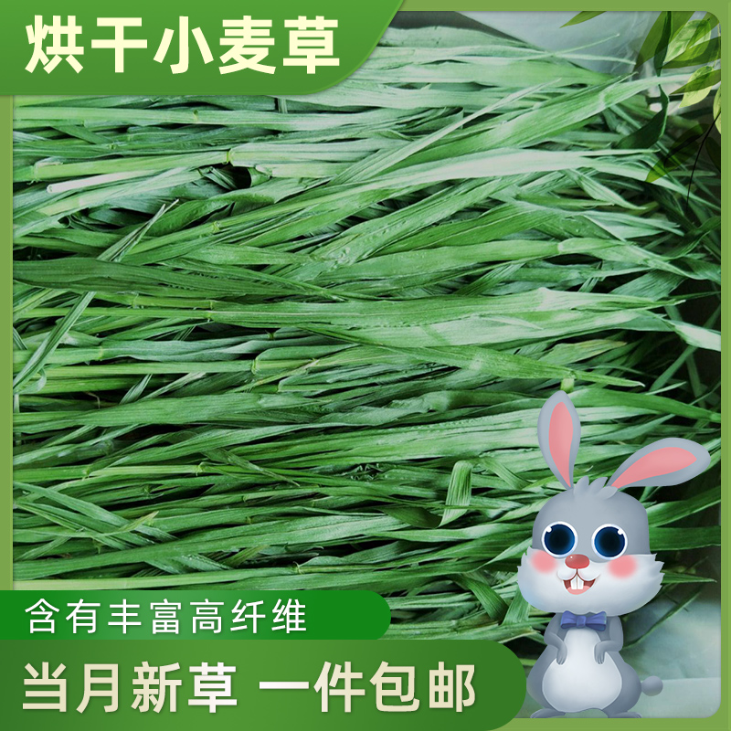 In 2022, the dried wheat grass hay rabbit totoro Dutch pig pasture grass new grass feed grain gross weight 1000g