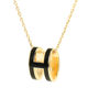 Hermes H Necklace Women's Summer Counter Genuine Pendant Necklace 2023 New Hot Style
