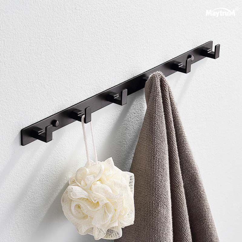 Punch-free 304 Stainless Steel Cloak Hook Hook Wall-mounted Wall Bathroom dressing room Hook Test Wardrobe Cloister Hook