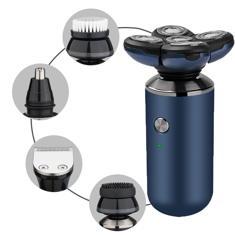 Electric nose hair trimmer men's rechargeable multifunctional shaving razor cutting nose hair scissors trimming lettering