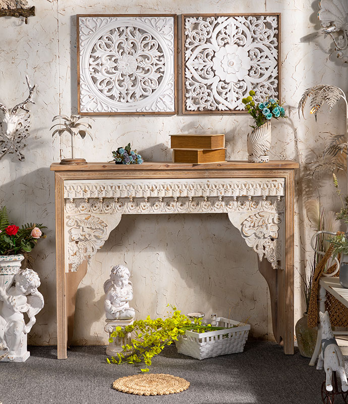 American retro fireplace decoration cabinet living room porch wall hanging real wedding flower shop photography decoration props homestay living room