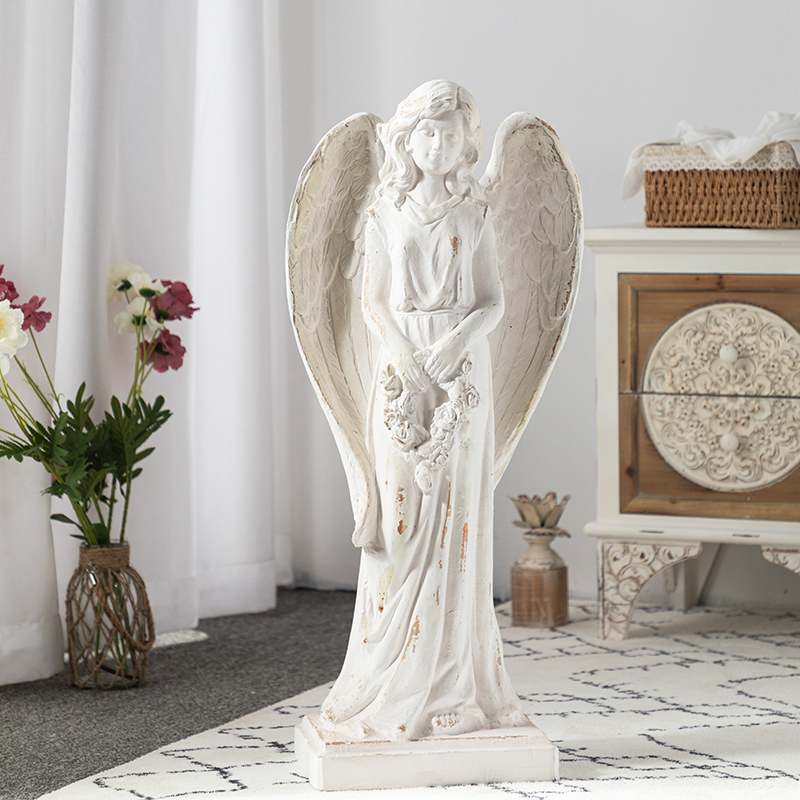 French Country Angel Fitting Resin Living Room Accommodation Virgin Mary Desktop Accessories Wedding Decorations