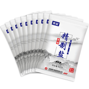 奉盐加碘精制盐家用食用盐400g*7袋