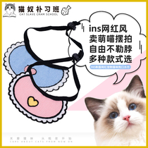 INS Korea Nets Red Pet Kitty Dogs Saliva scarves around the neck Neck Cat Cat Cat Cute Sell Cute Pat