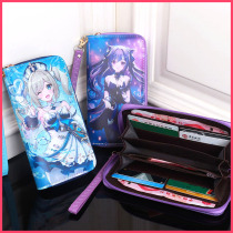 Coral Palace Heartsea Young Men Lady Print Cartoon Screens Original God Child Harp long Zip Hand Purse