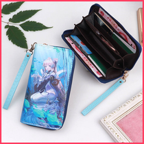 Cartoon Cute Fashion Children Girl Girl Cartoon Cute Printed Zero Money Bag Pull Chain Lady Long Cash Purse