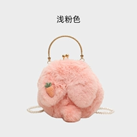 Утолщенный плюш скрыто-розового цвета